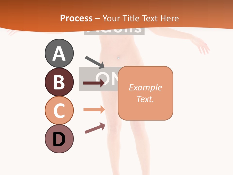 Woman Skin Naked PowerPoint Template