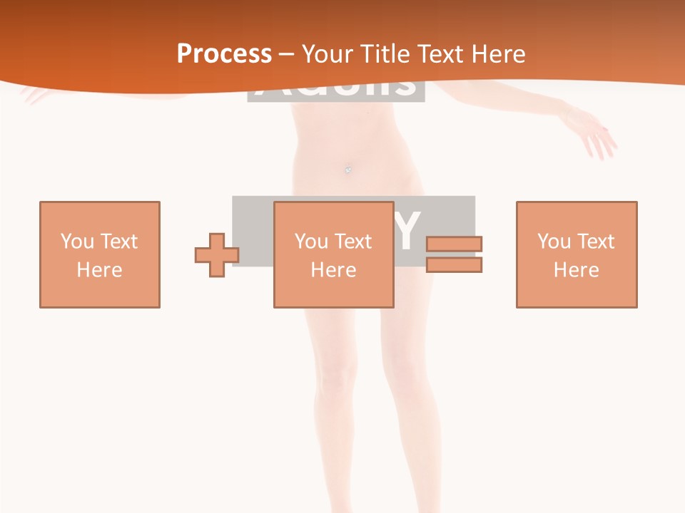 Woman Skin Naked PowerPoint Template