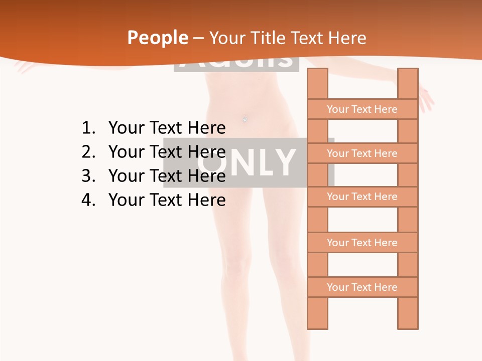Woman Skin Naked PowerPoint Template