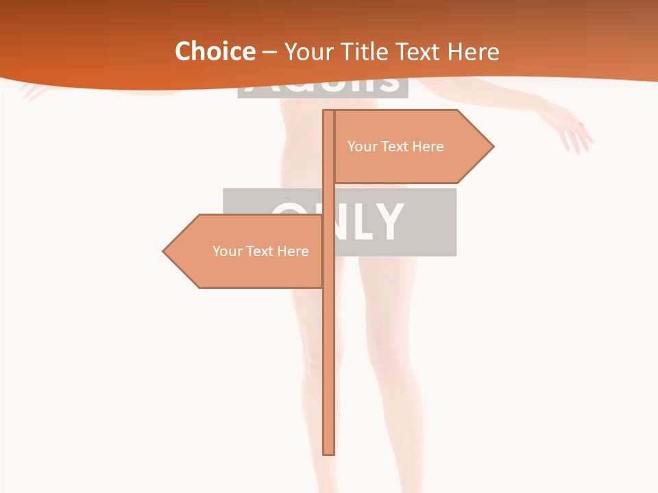 Woman Skin Naked PowerPoint Template