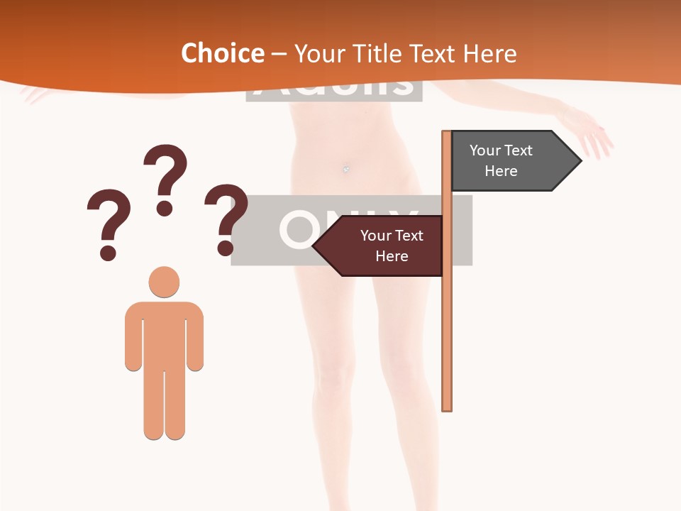 Woman Skin Naked PowerPoint Template
