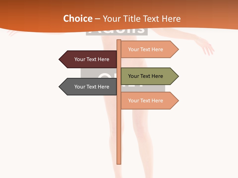 Woman Skin Naked PowerPoint Template