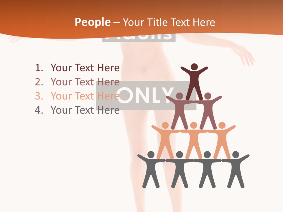 Woman Skin Naked PowerPoint Template