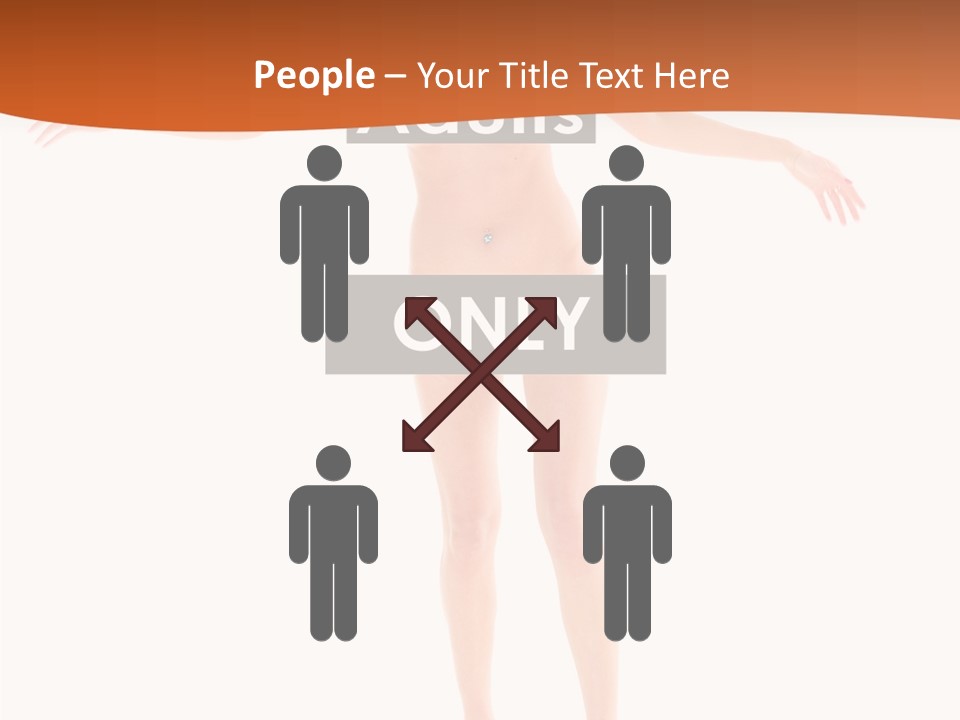Woman Skin Naked PowerPoint Template
