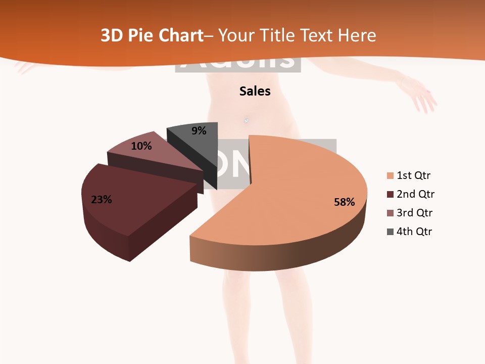 Woman Skin Naked PowerPoint Template