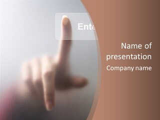 Woman White Eductive PowerPoint Template