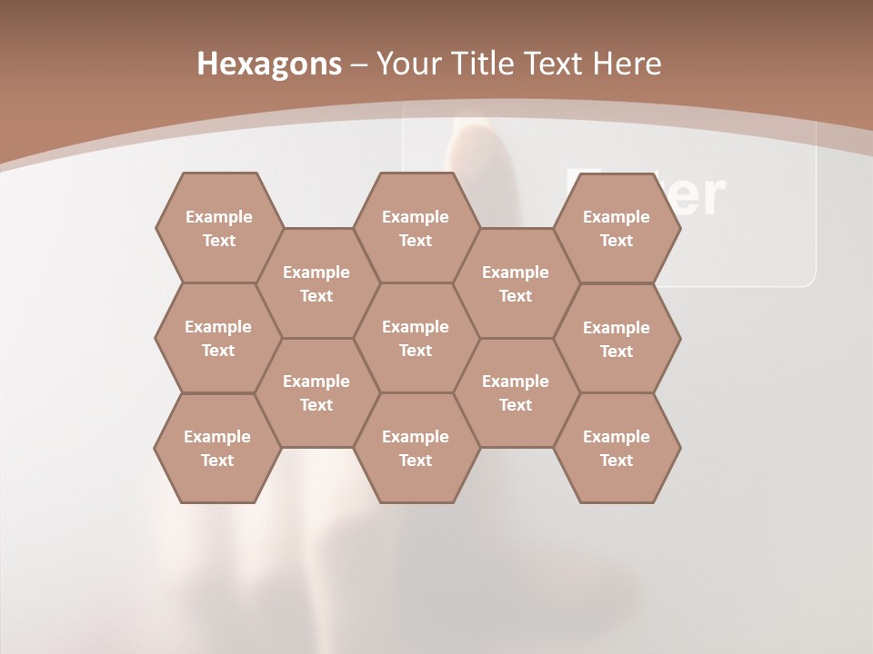 Woman White Eductive PowerPoint Template