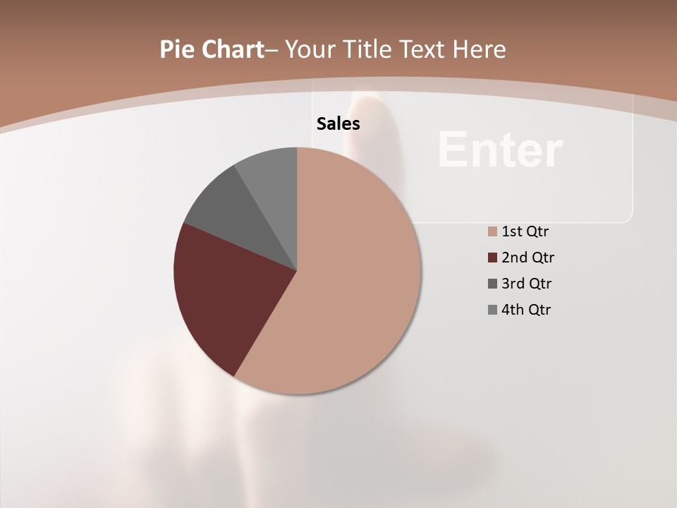 Woman White Eductive PowerPoint Template