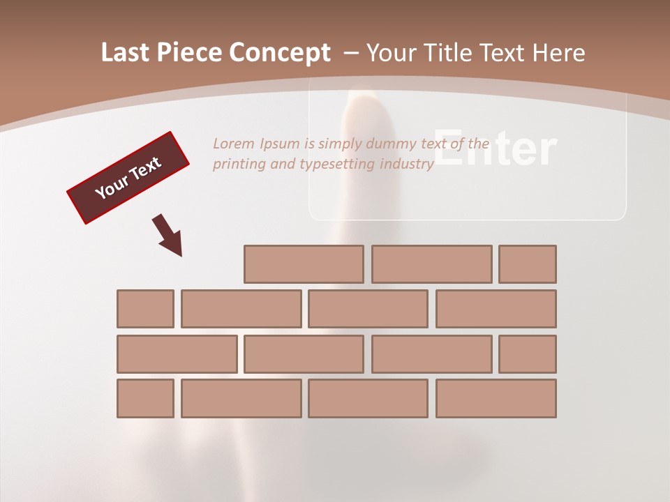 Woman White Eductive PowerPoint Template