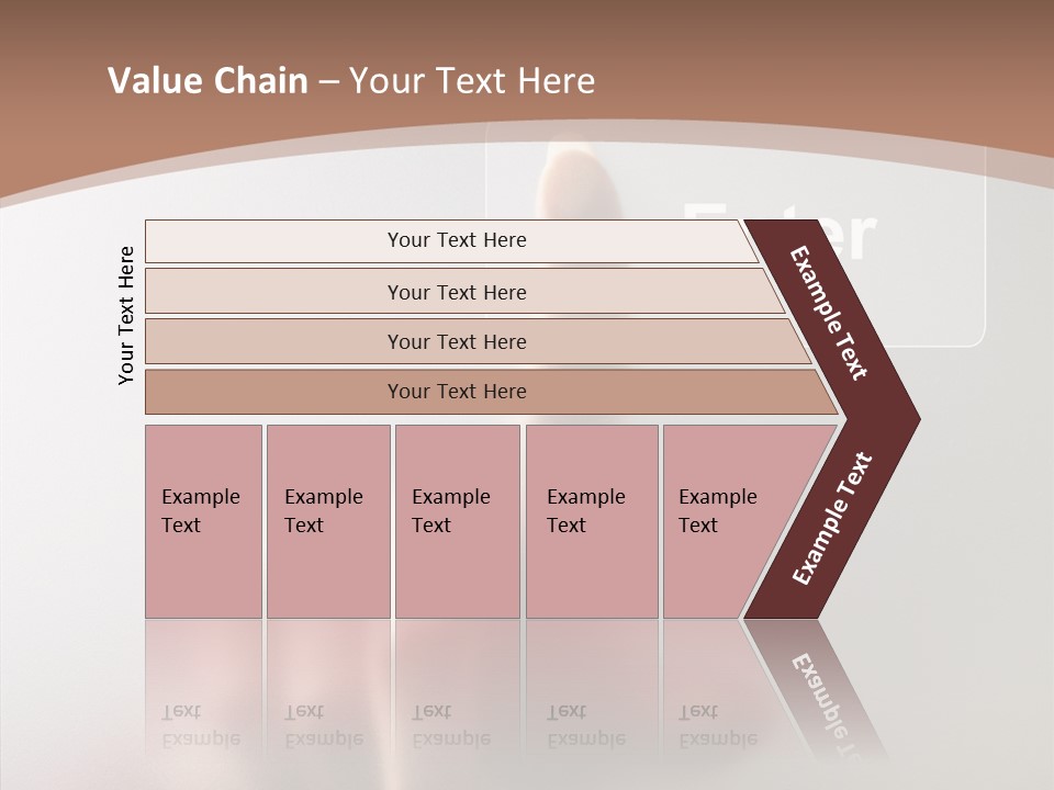 Woman White Eductive PowerPoint Template