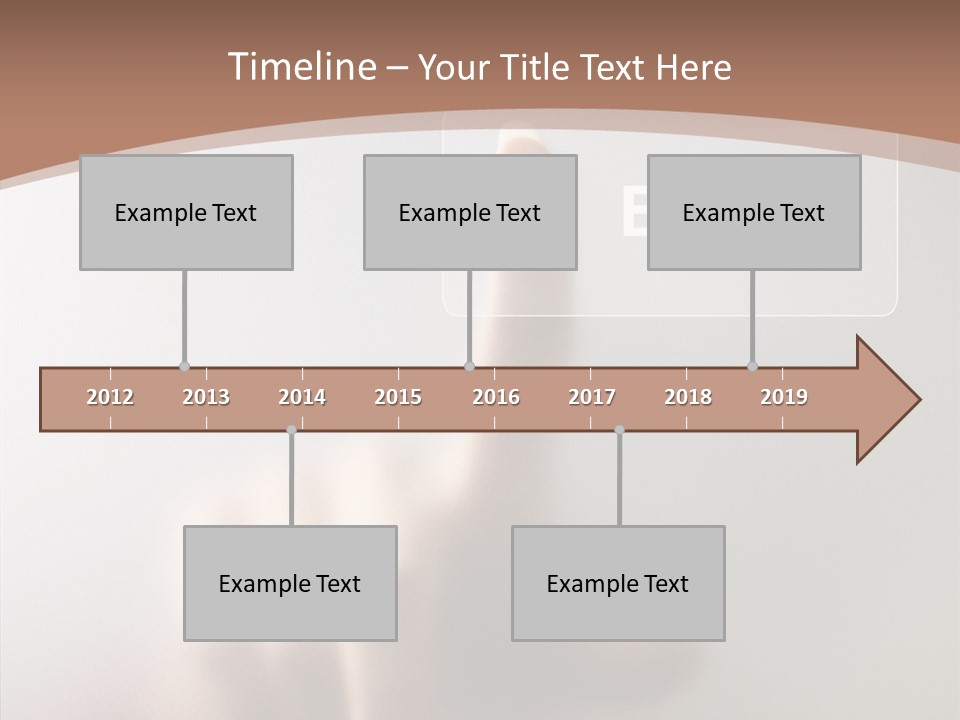 Woman White Eductive PowerPoint Template