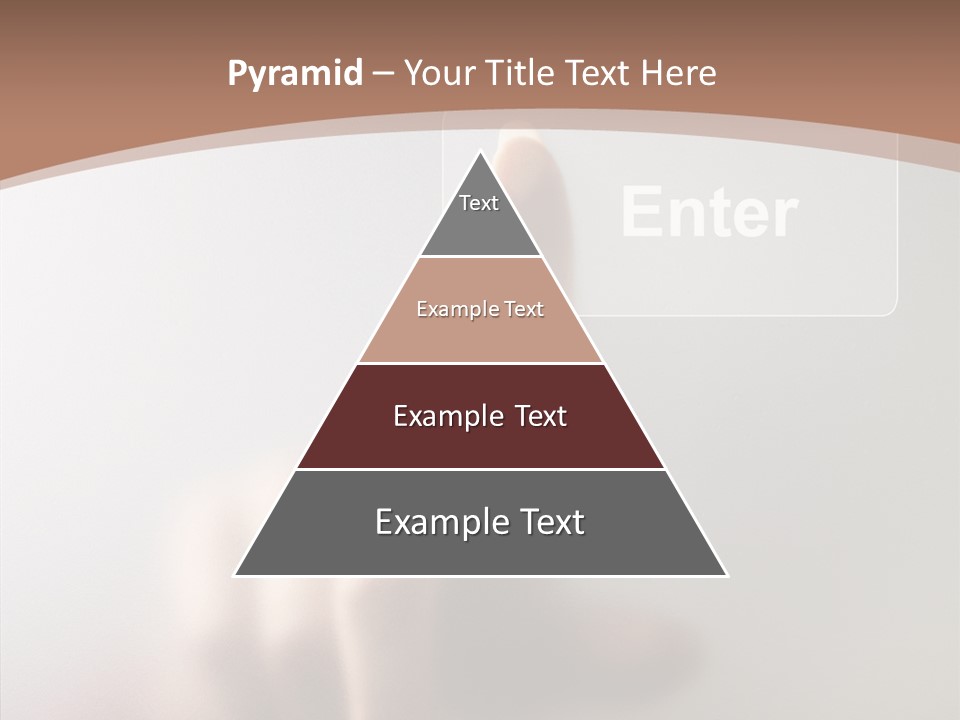 Woman White Eductive PowerPoint Template