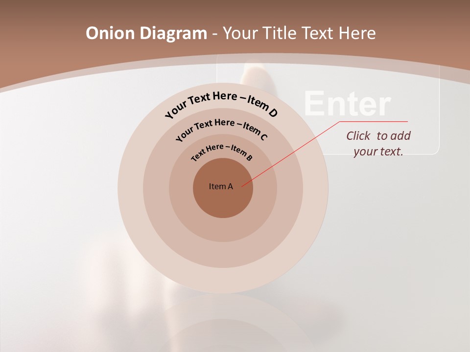 Woman White Eductive PowerPoint Template