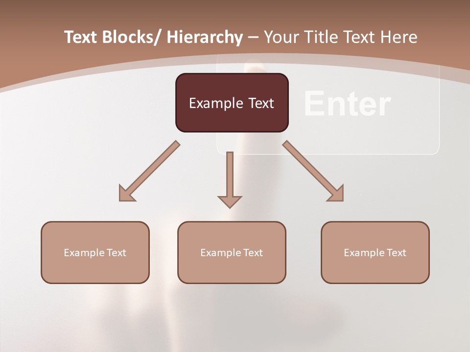 Woman White Eductive PowerPoint Template