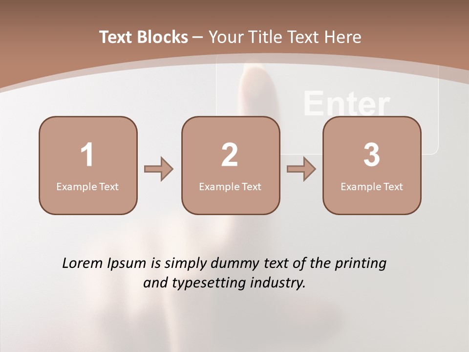 Woman White Eductive PowerPoint Template