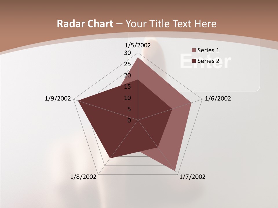 Woman White Eductive PowerPoint Template