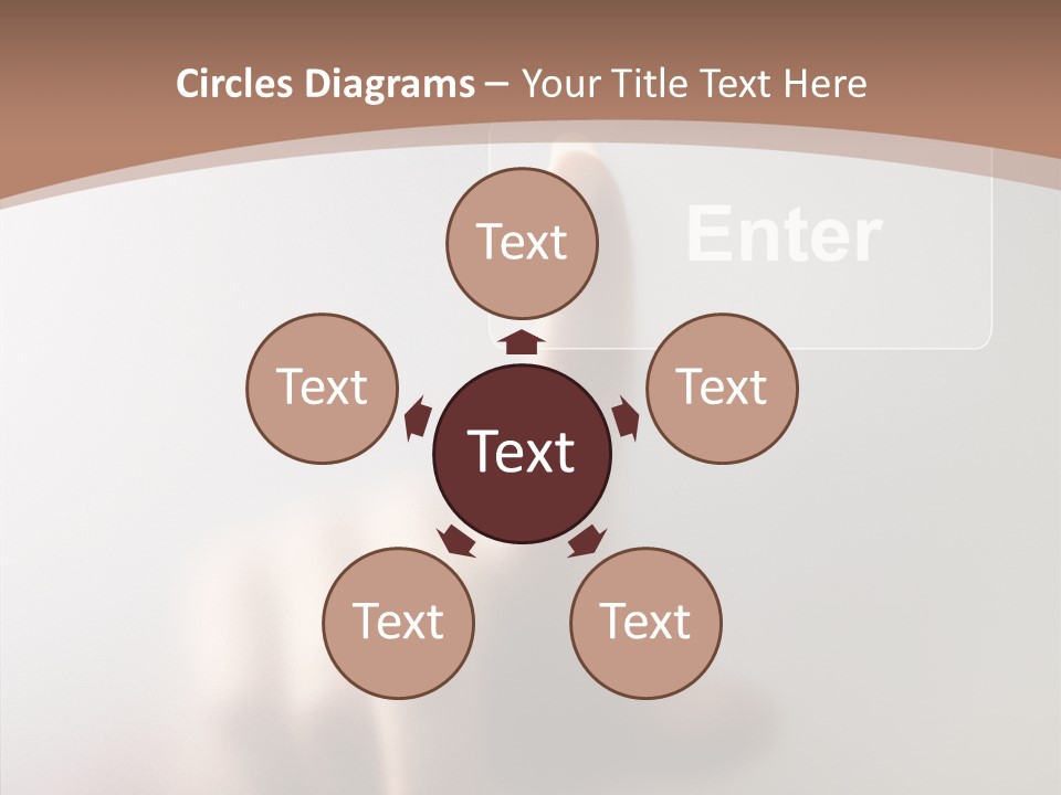 Woman White Eductive PowerPoint Template