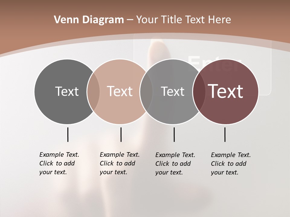 Woman White Eductive PowerPoint Template
