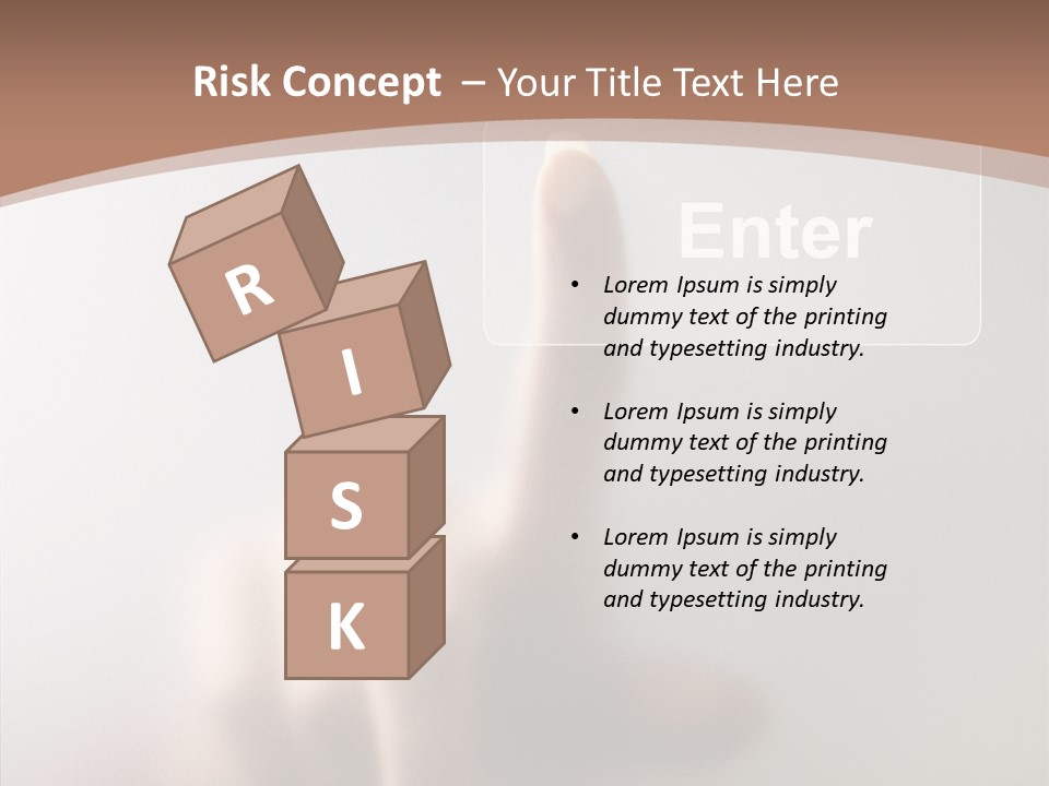 Woman White Eductive PowerPoint Template