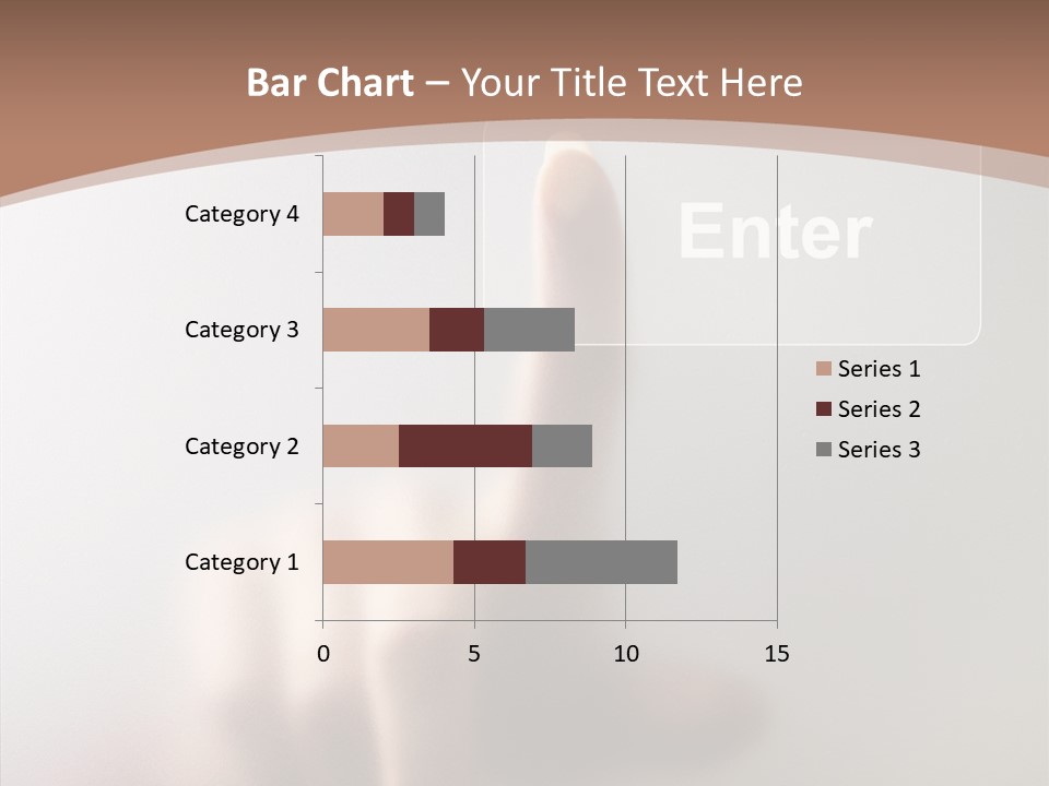 Woman White Eductive PowerPoint Template