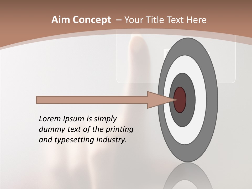 Woman White Eductive PowerPoint Template