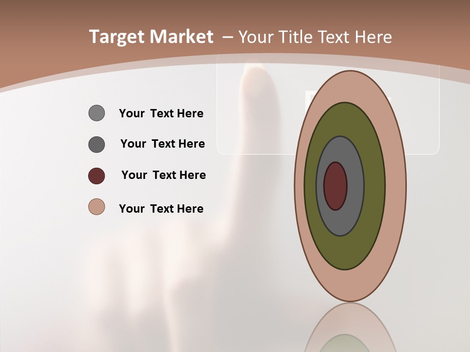 Woman White Eductive PowerPoint Template