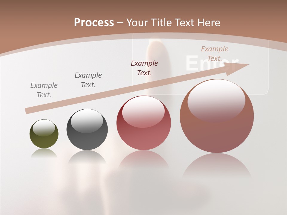 Woman White Eductive PowerPoint Template