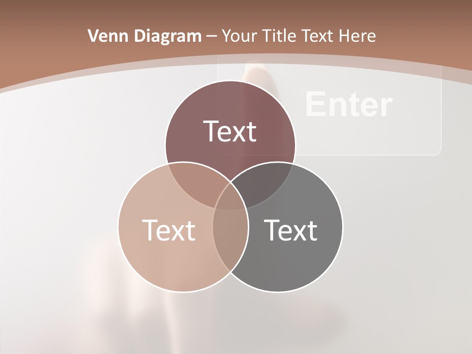 Woman White Eductive PowerPoint Template