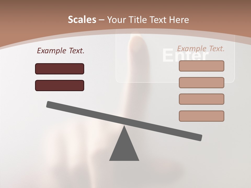 Woman White Eductive PowerPoint Template
