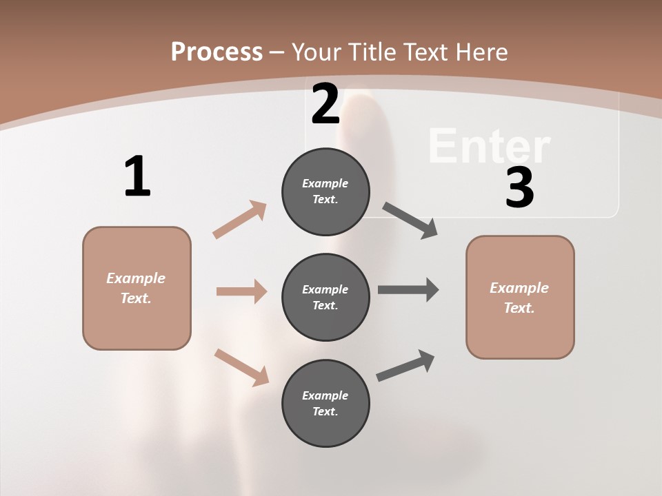 Woman White Eductive PowerPoint Template
