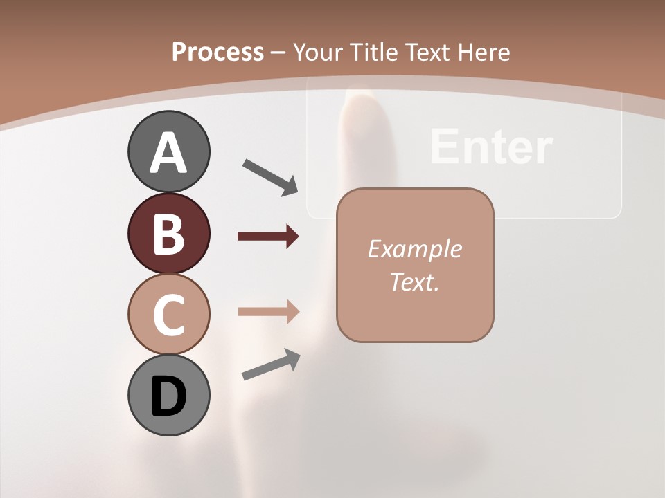 Woman White Eductive PowerPoint Template