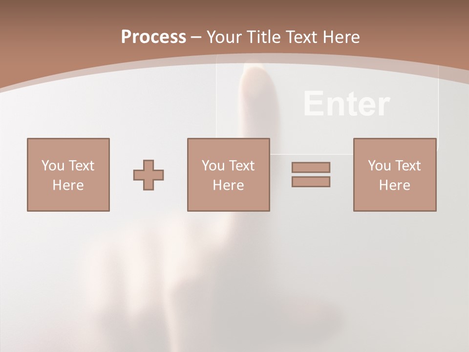 Woman White Eductive PowerPoint Template