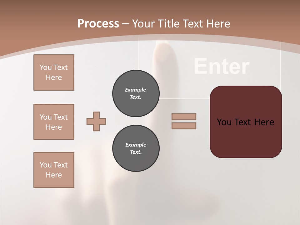 Woman White Eductive PowerPoint Template