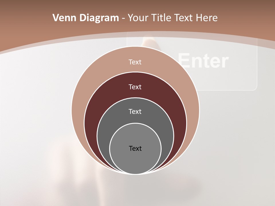 Woman White Eductive PowerPoint Template