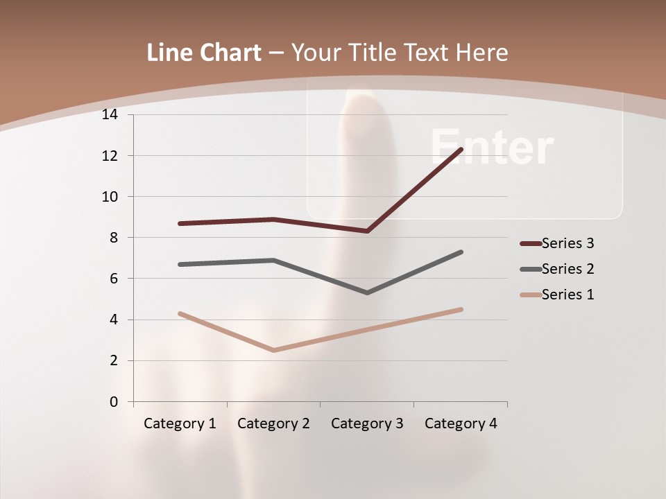 Woman White Eductive PowerPoint Template