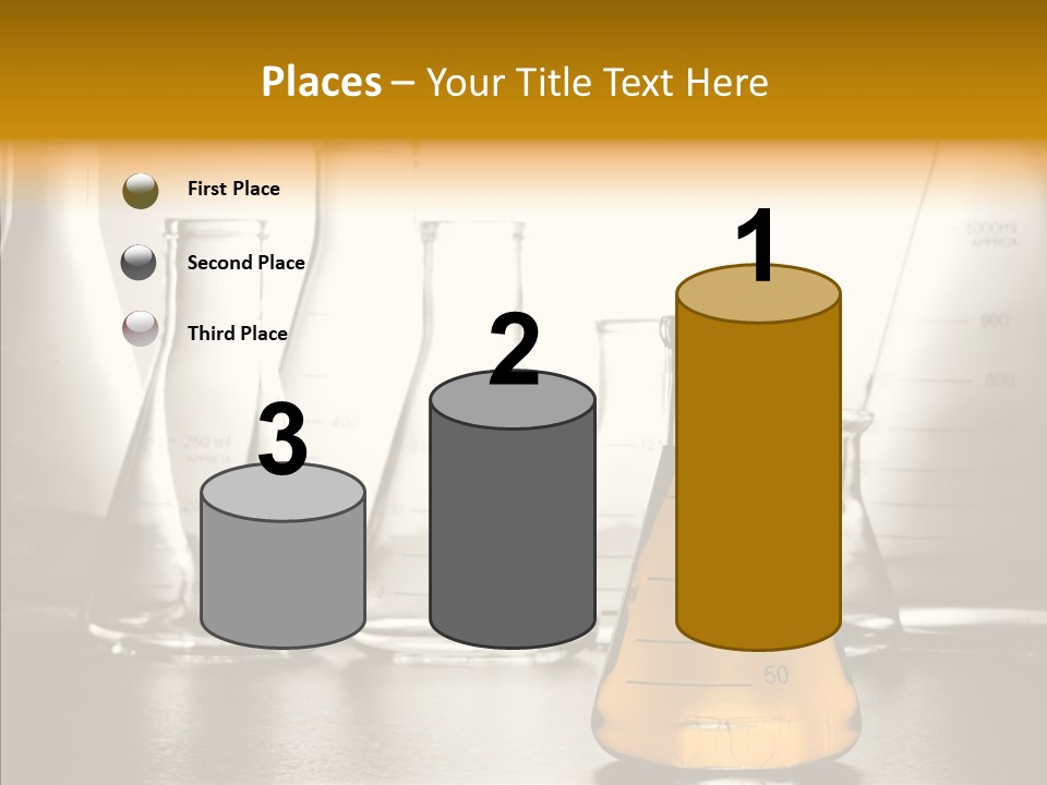 Gasoline Experiment Erlenmeyer PowerPoint Template