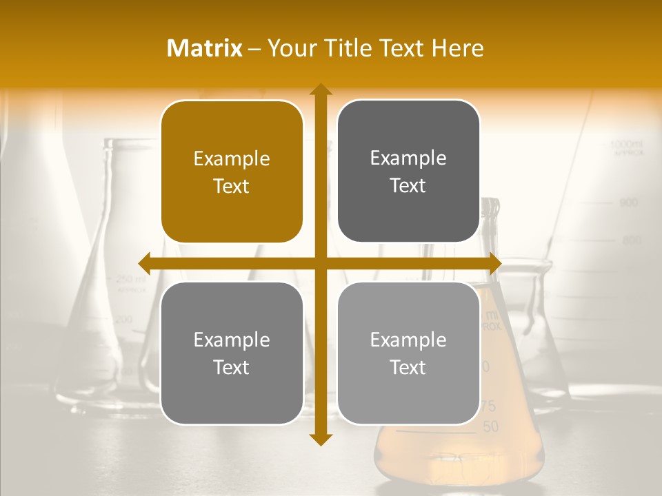 Gasoline Experiment Erlenmeyer PowerPoint Template