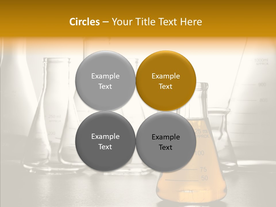 Gasoline Experiment Erlenmeyer PowerPoint Template