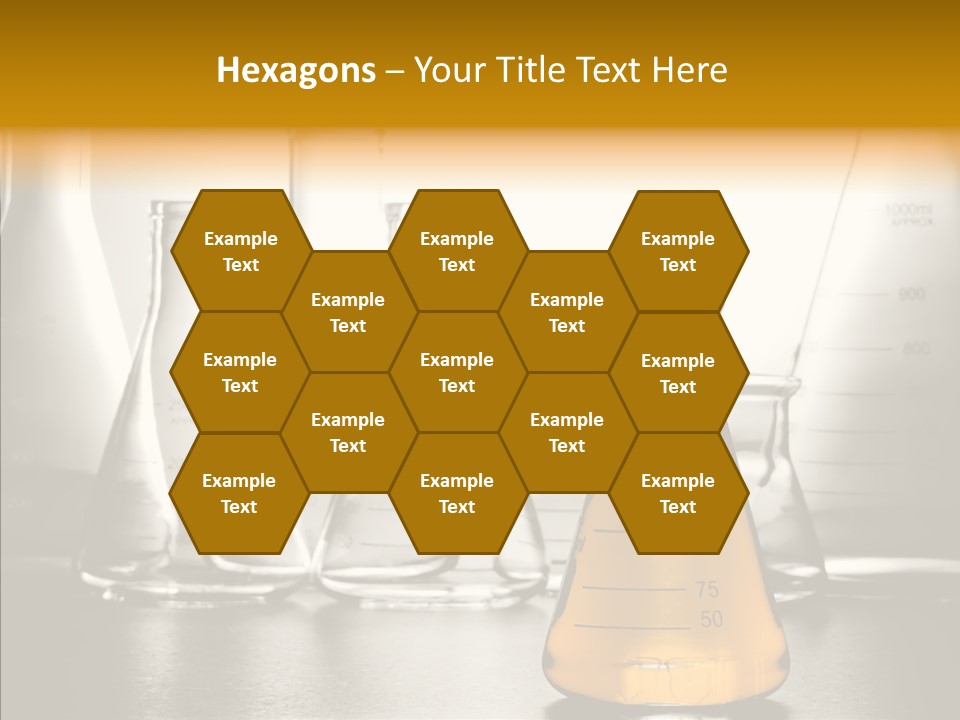 Gasoline Experiment Erlenmeyer PowerPoint Template
