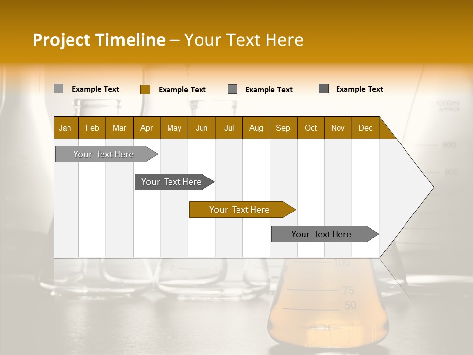Gasoline Experiment Erlenmeyer PowerPoint Template