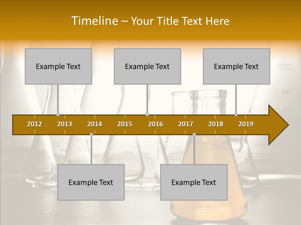 Gasoline Experiment Erlenmeyer PowerPoint Template