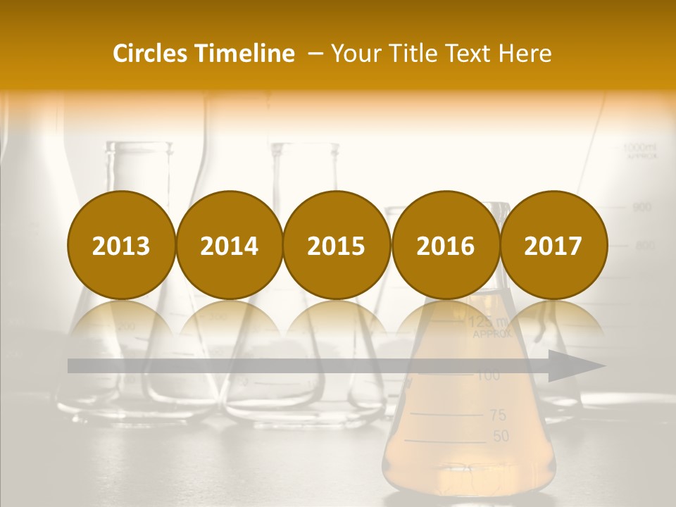 Gasoline Experiment Erlenmeyer PowerPoint Template