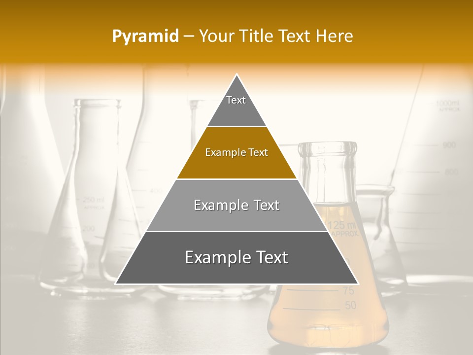 Gasoline Experiment Erlenmeyer PowerPoint Template