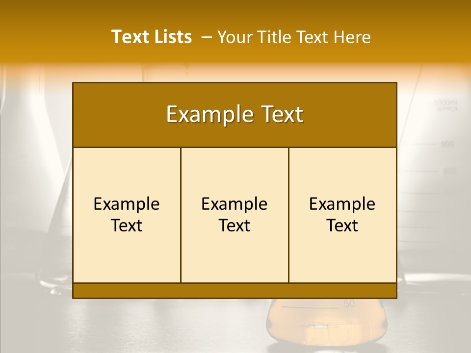 Gasoline Experiment Erlenmeyer PowerPoint Template