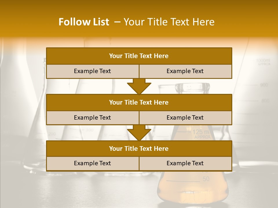 Gasoline Experiment Erlenmeyer PowerPoint Template