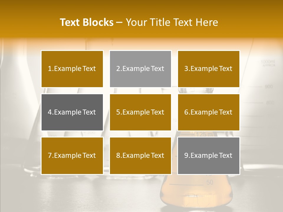 Gasoline Experiment Erlenmeyer PowerPoint Template