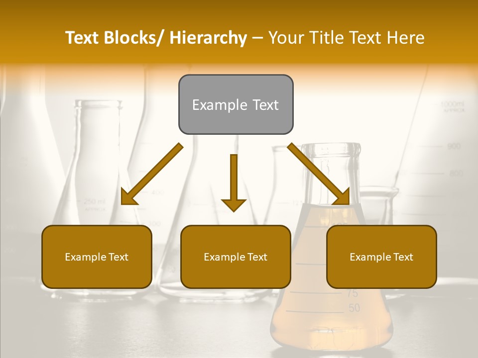 Gasoline Experiment Erlenmeyer PowerPoint Template