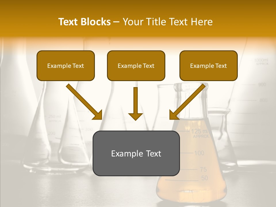 Gasoline Experiment Erlenmeyer PowerPoint Template