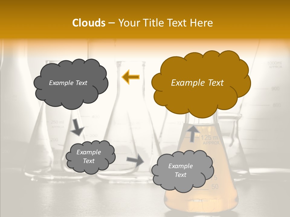 Gasoline Experiment Erlenmeyer PowerPoint Template