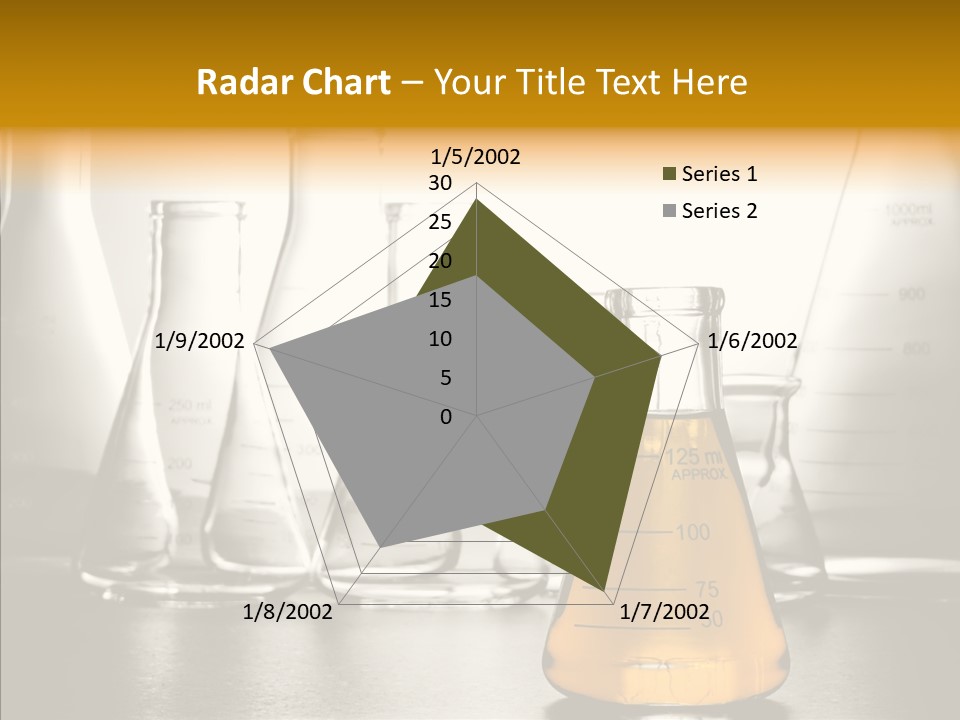 Gasoline Experiment Erlenmeyer PowerPoint Template
